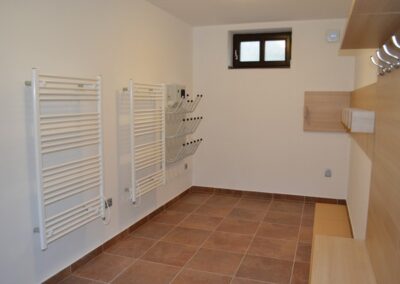 Vila Rusava | Společné prostory – lyžárna a šatna